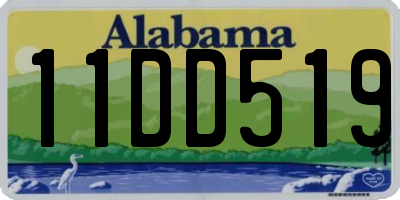 AL license plate 11DD519