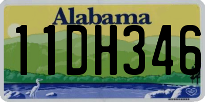 AL license plate 11DH346
