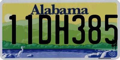 AL license plate 11DH385