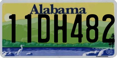 AL license plate 11DH482