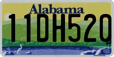 AL license plate 11DH520