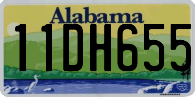 AL license plate 11DH655