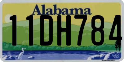 AL license plate 11DH784