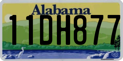 AL license plate 11DH877