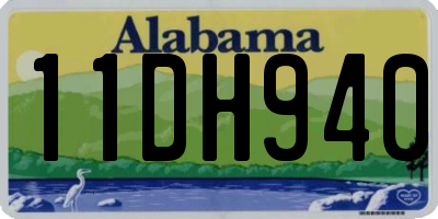 AL license plate 11DH940