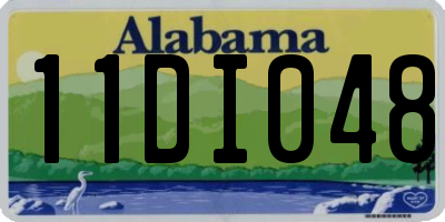 AL license plate 11DI048