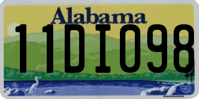 AL license plate 11DI098