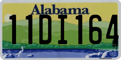 AL license plate 11DI164