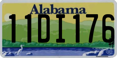 AL license plate 11DI176