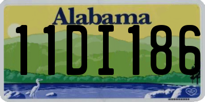 AL license plate 11DI186