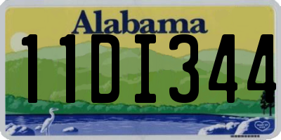 AL license plate 11DI344