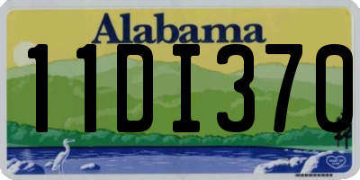 AL license plate 11DI370