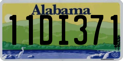 AL license plate 11DI371