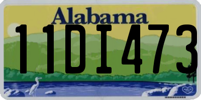 AL license plate 11DI473