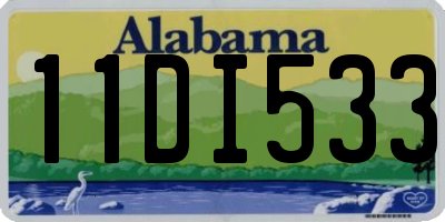 AL license plate 11DI533