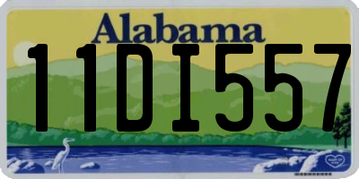 AL license plate 11DI557