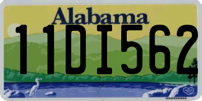 AL license plate 11DI562