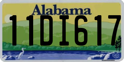 AL license plate 11DI617