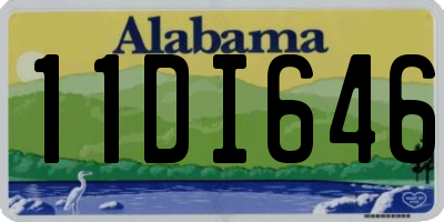 AL license plate 11DI646