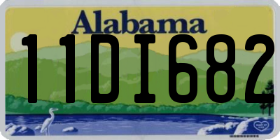 AL license plate 11DI682