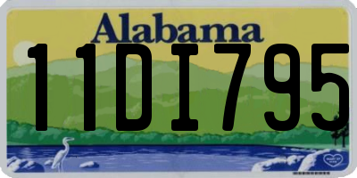 AL license plate 11DI795