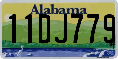 AL license plate 11DJ779