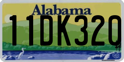 AL license plate 11DK320