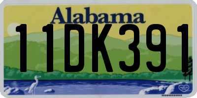 AL license plate 11DK391
