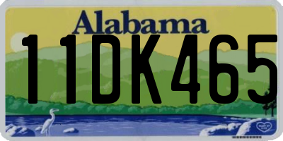 AL license plate 11DK465