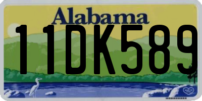 AL license plate 11DK589