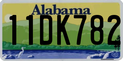 AL license plate 11DK782