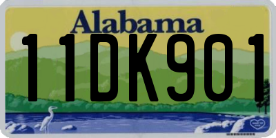 AL license plate 11DK901
