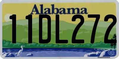 AL license plate 11DL272