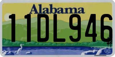 AL license plate 11DL946