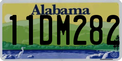 AL license plate 11DM282