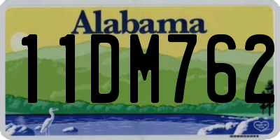 AL license plate 11DM762