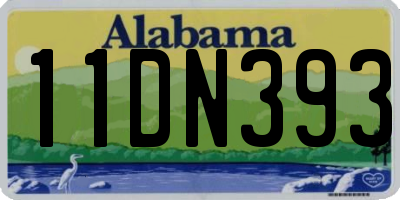 AL license plate 11DN393