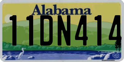 AL license plate 11DN414