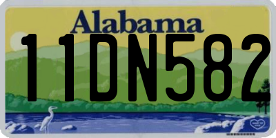AL license plate 11DN582