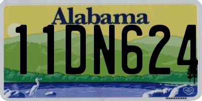 AL license plate 11DN624
