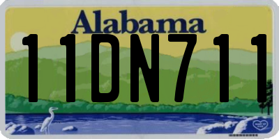 AL license plate 11DN711
