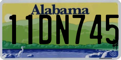 AL license plate 11DN745