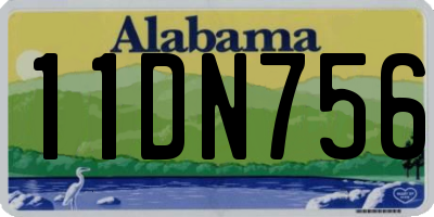 AL license plate 11DN756