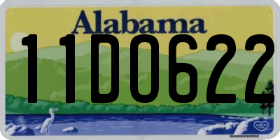 AL license plate 11DO622