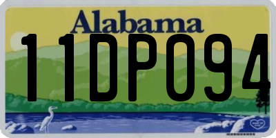 AL license plate 11DP094