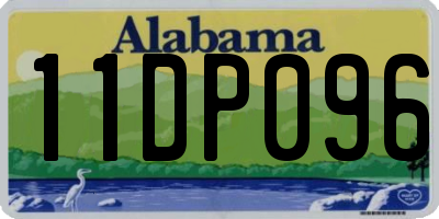 AL license plate 11DP096