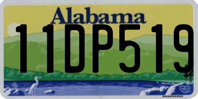 AL license plate 11DP519