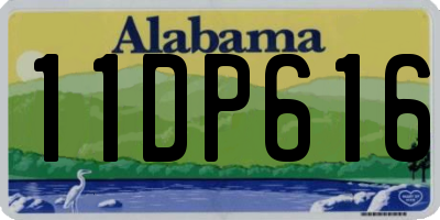 AL license plate 11DP616