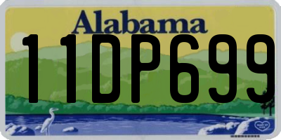 AL license plate 11DP699
