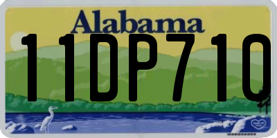 AL license plate 11DP710